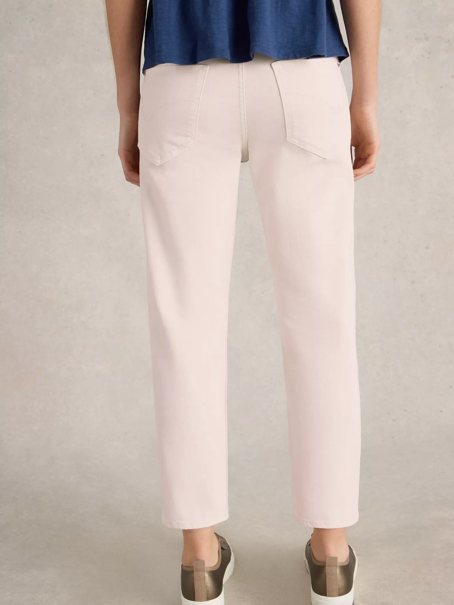 White Stuff Blake Straight Crop Jean - Natural White White Stuff
