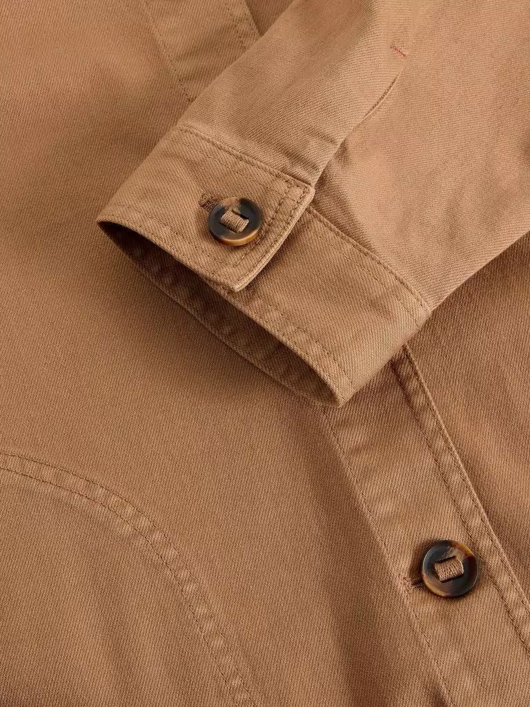 White Stuff Eden Denim Jacket - Dark Natural White Stuff