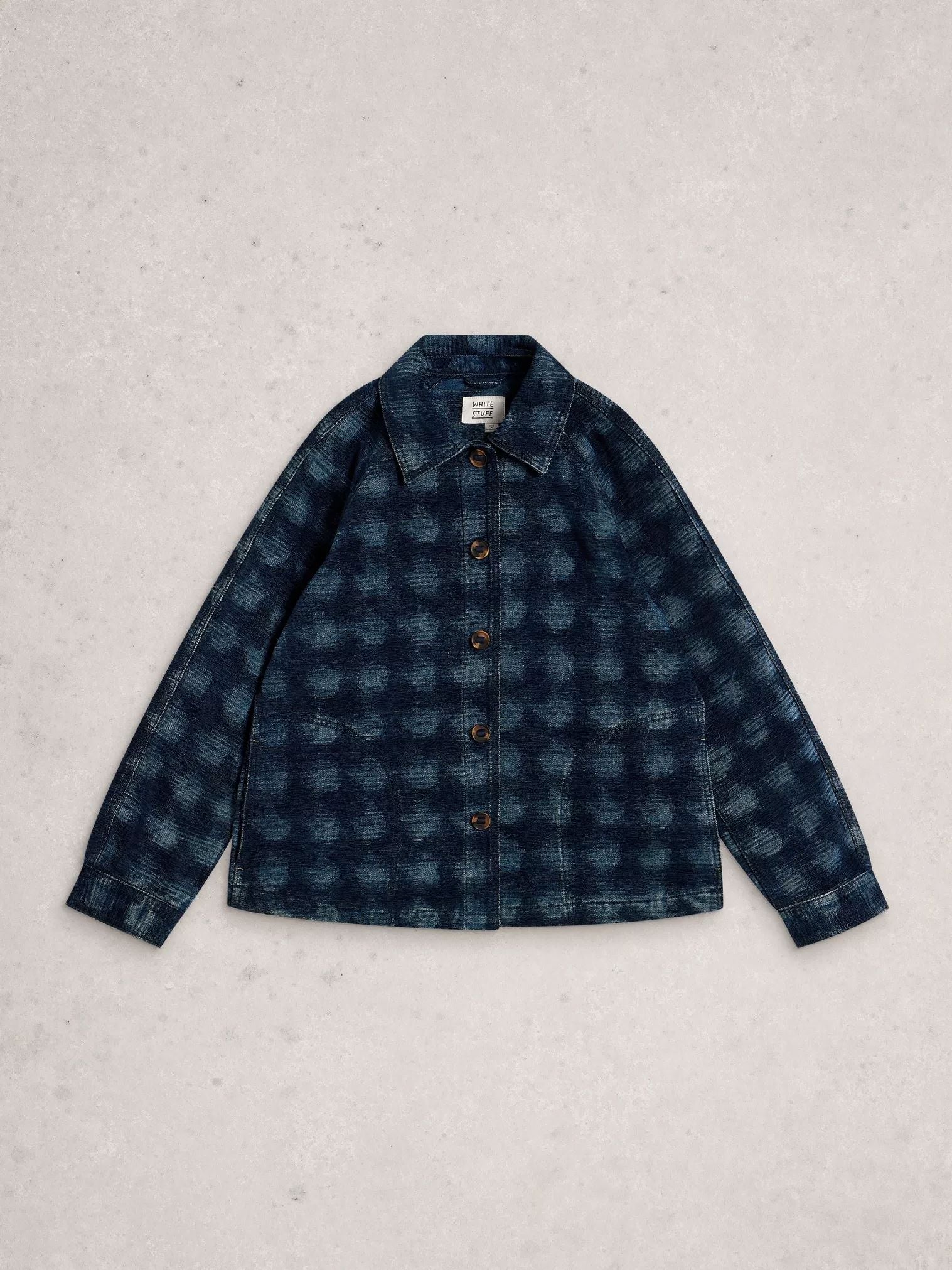 White Stuff Eden Denim Jacquard Jacket - Denim Multi White Stuff