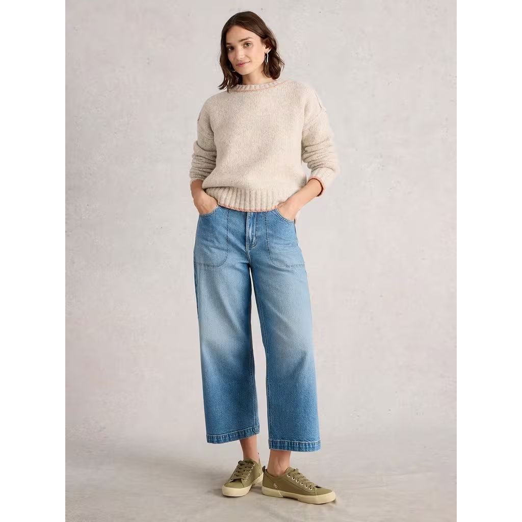 White Stuff Jutine Jumper - Light Natural Women's Jumper White Stuff