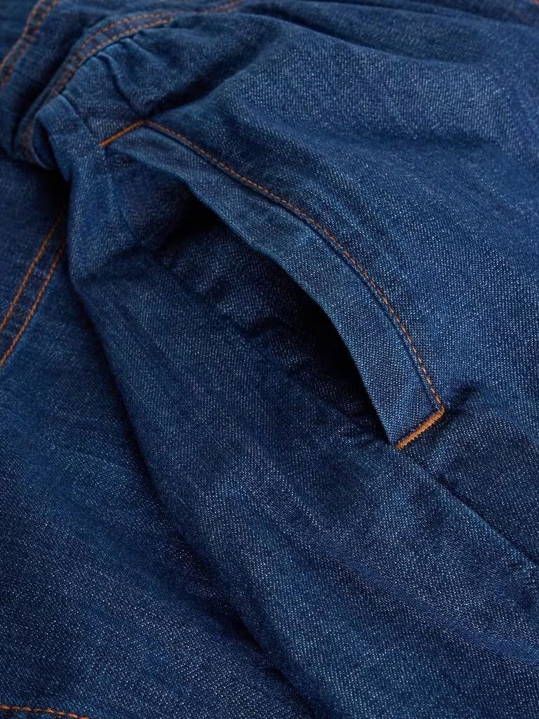 White Stuff Leo Denim Midi Skirt - Dark Denim White Stuff