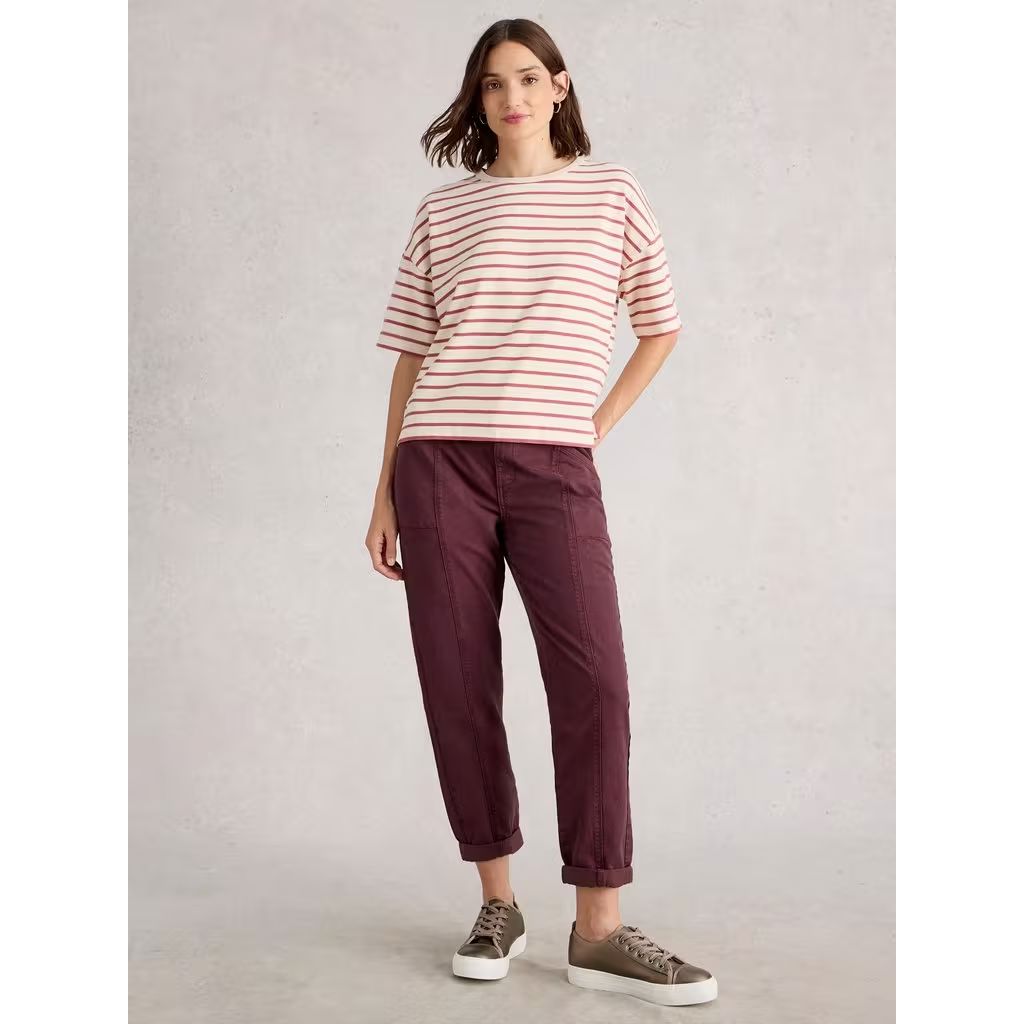 White Stuff Thea Trouser - Dark Plum Women's Pants White Stuff