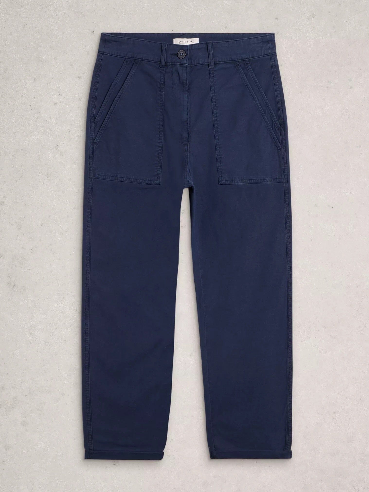 White Stuff Twister Chino Trouser - Dark Navy White Stuff