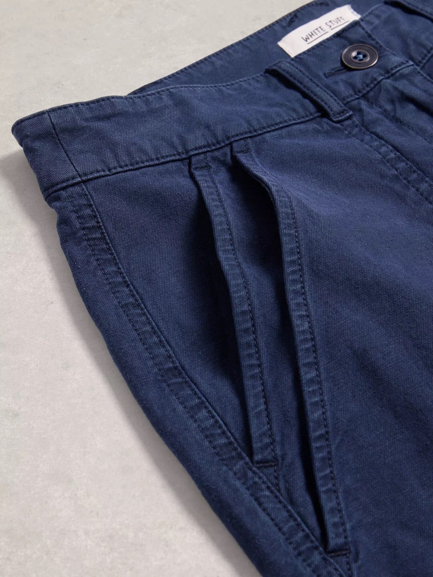 White Stuff Twister Chino Trouser - Dark Navy White Stuff