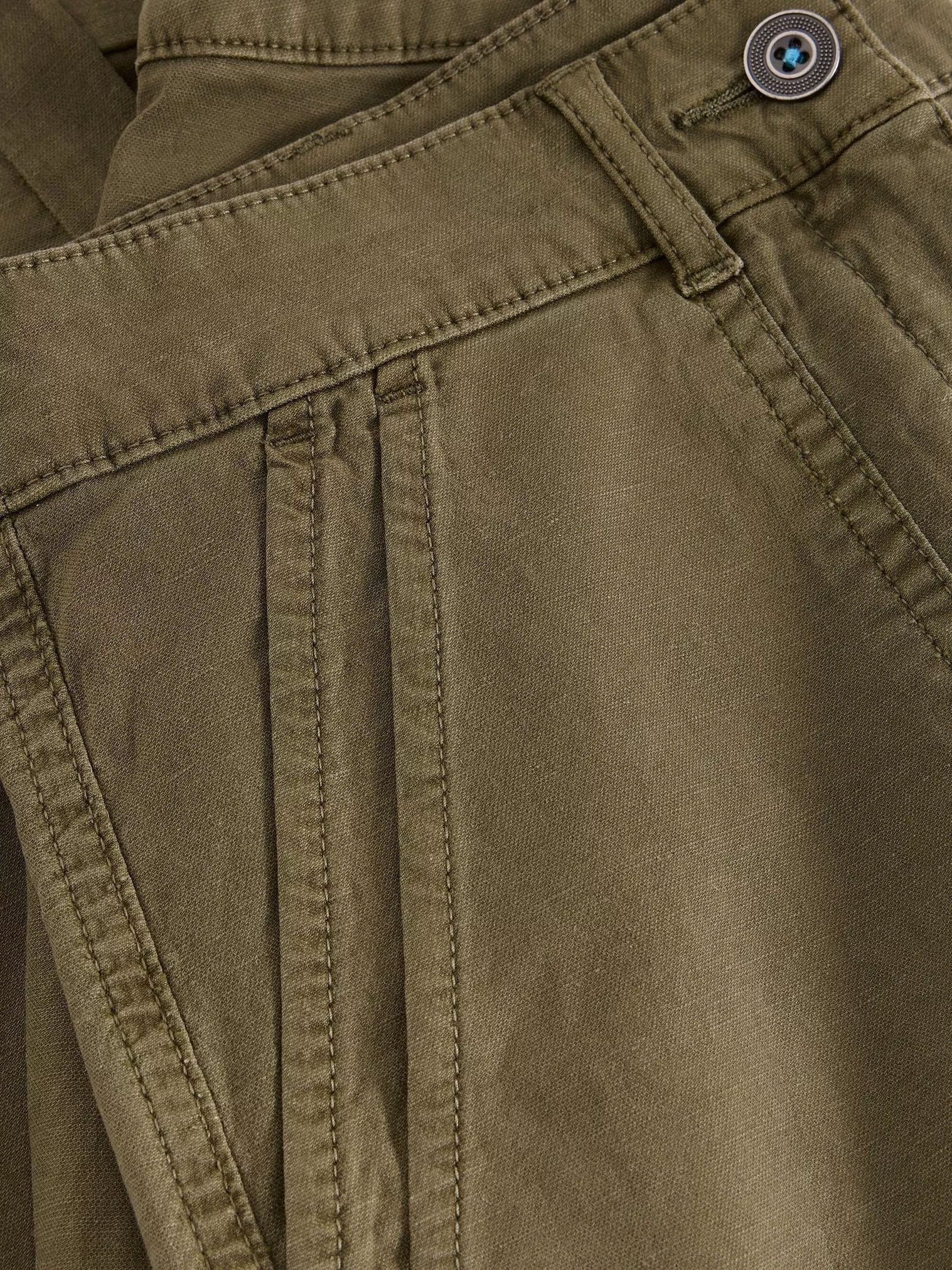 White Stuff Twister Chino Trouser - Khaki Green White Stuff