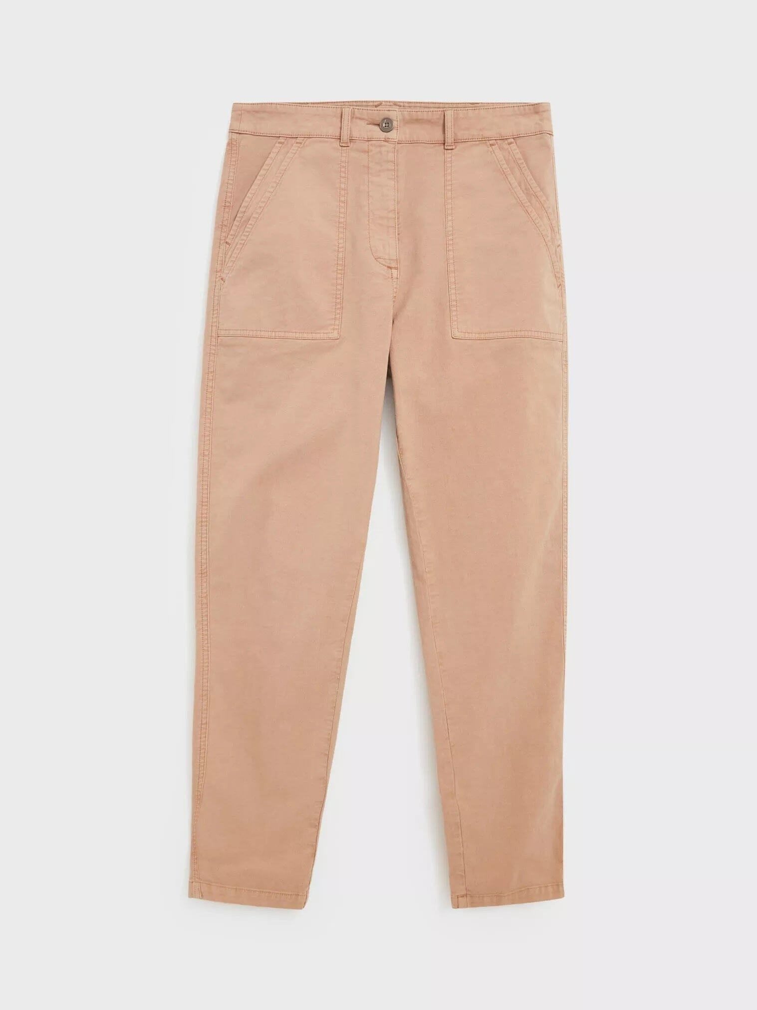 White Stuff Twister Chino Trouser - Light Natural White Stuff