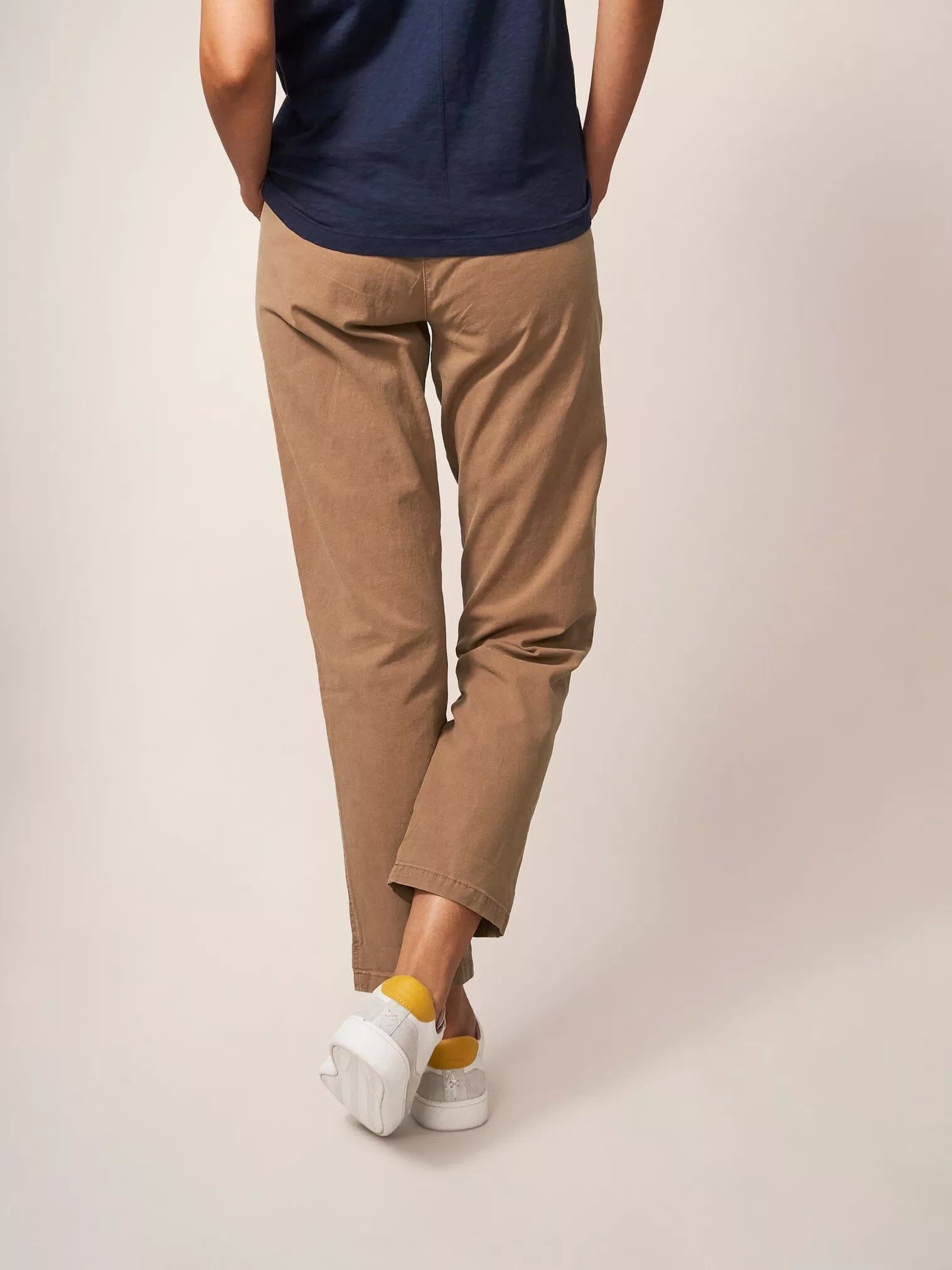 White Stuff Twister Chino Trouser - Light Natural White Stuff