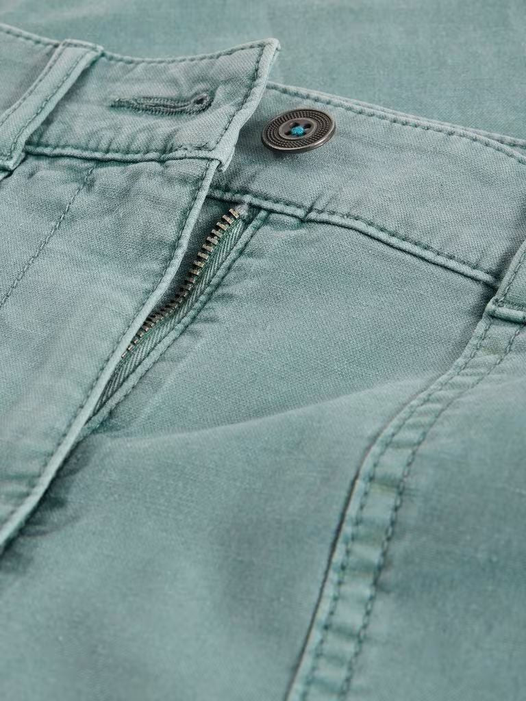 White Stuff Twister Chino Trouser - Mid Blue White Stuff