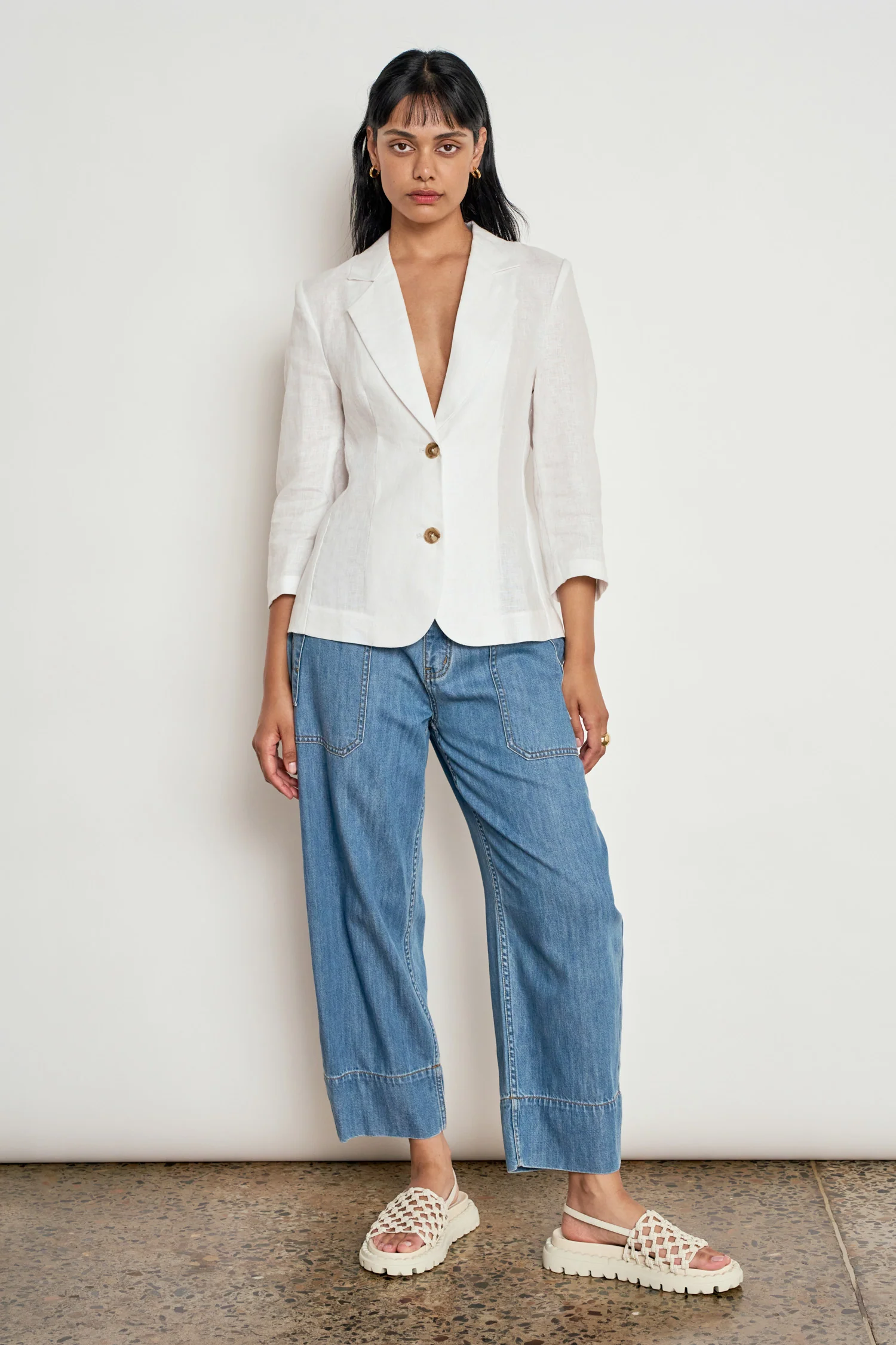 Zoe Kratzmann Illuminate Jacket - Porcelain Zoe Kratzmann