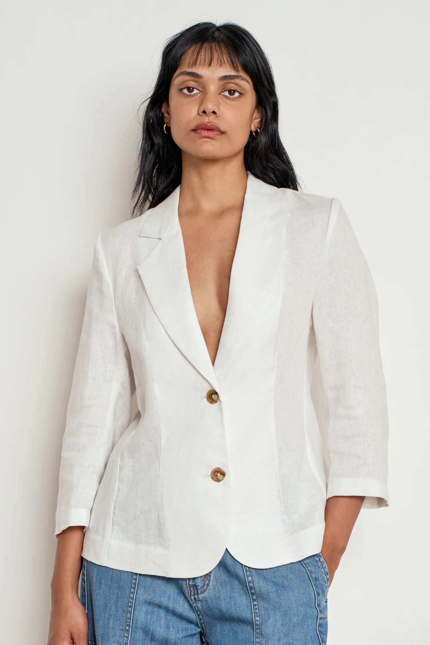 Zoe Kratzmann Illuminate Jacket - Porcelain Zoe Kratzmann