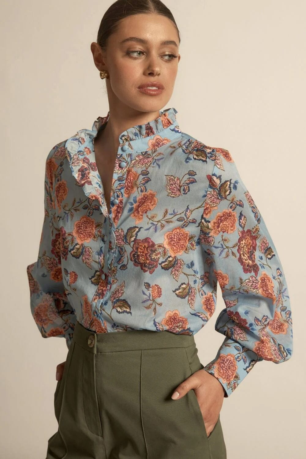 Zoe Kratzmann Brim Top - Twilight Bloom Zoe Kratzmann