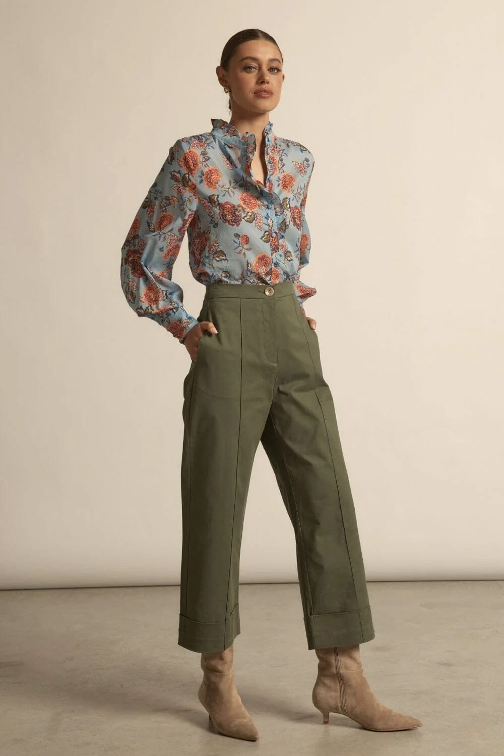 Zoe Kratzmann Brim Top - Twilight Bloom Zoe Kratzmann