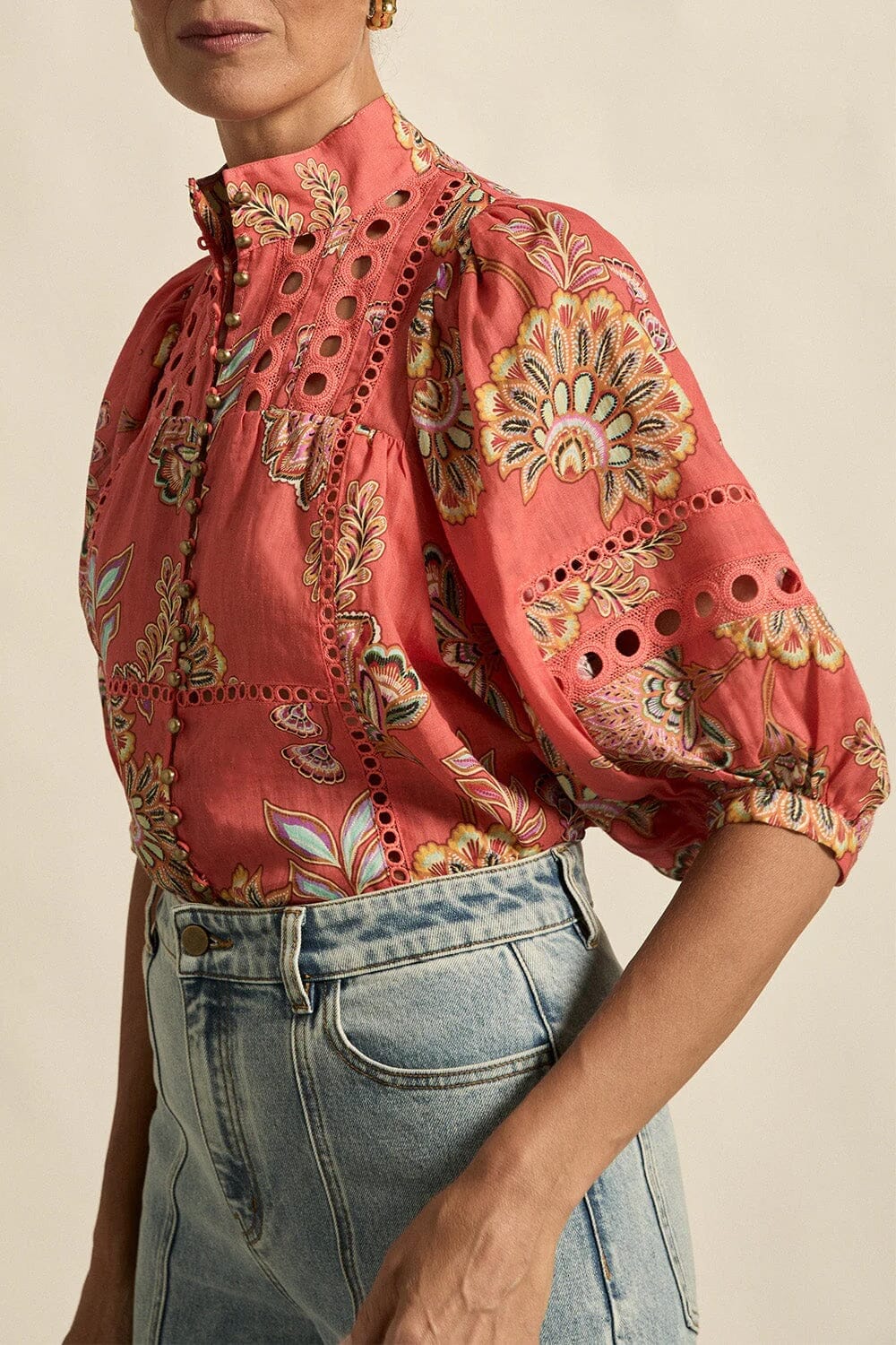 Zoe Kratzmann Cabaret Top - Kgari Melon Zoe Kratzmann