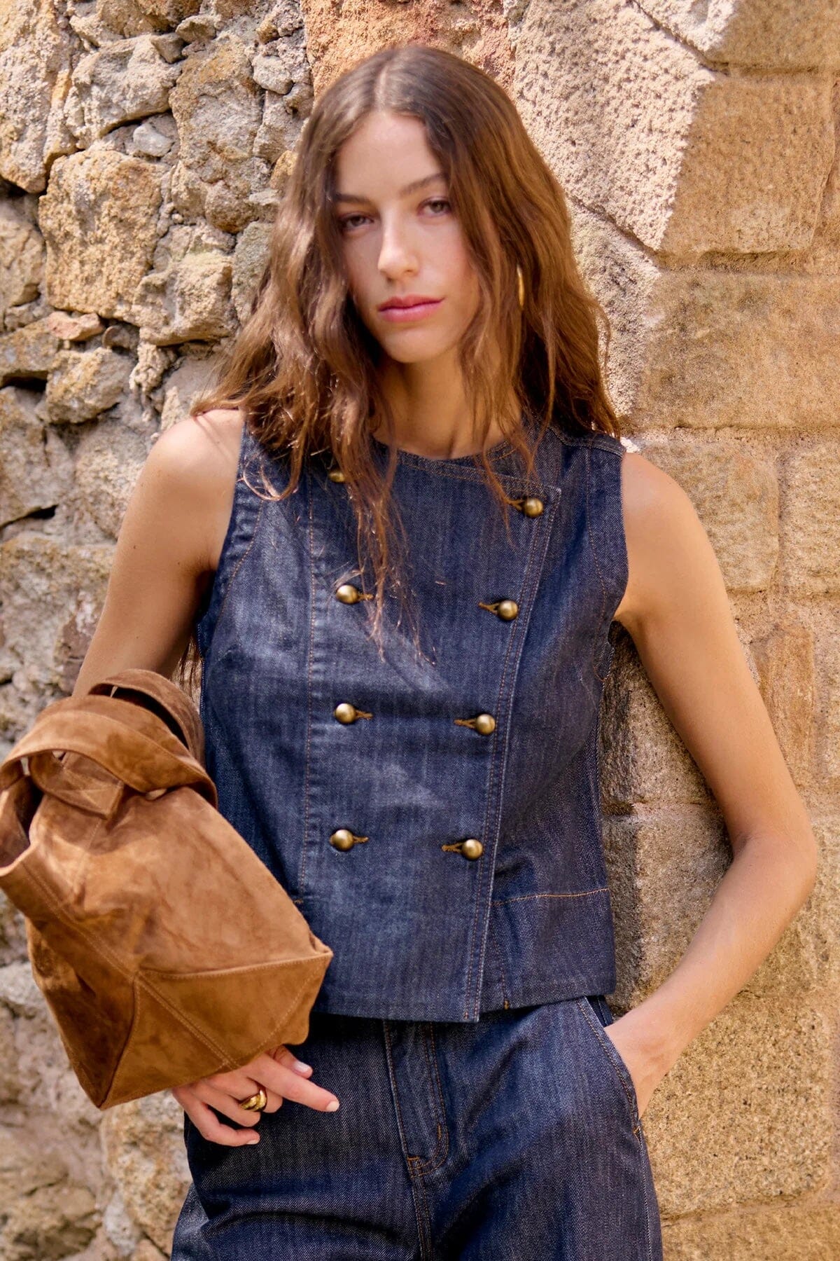 Zoe Kratzmann Charge Vest - Dark Denim Zoe Kratzmann