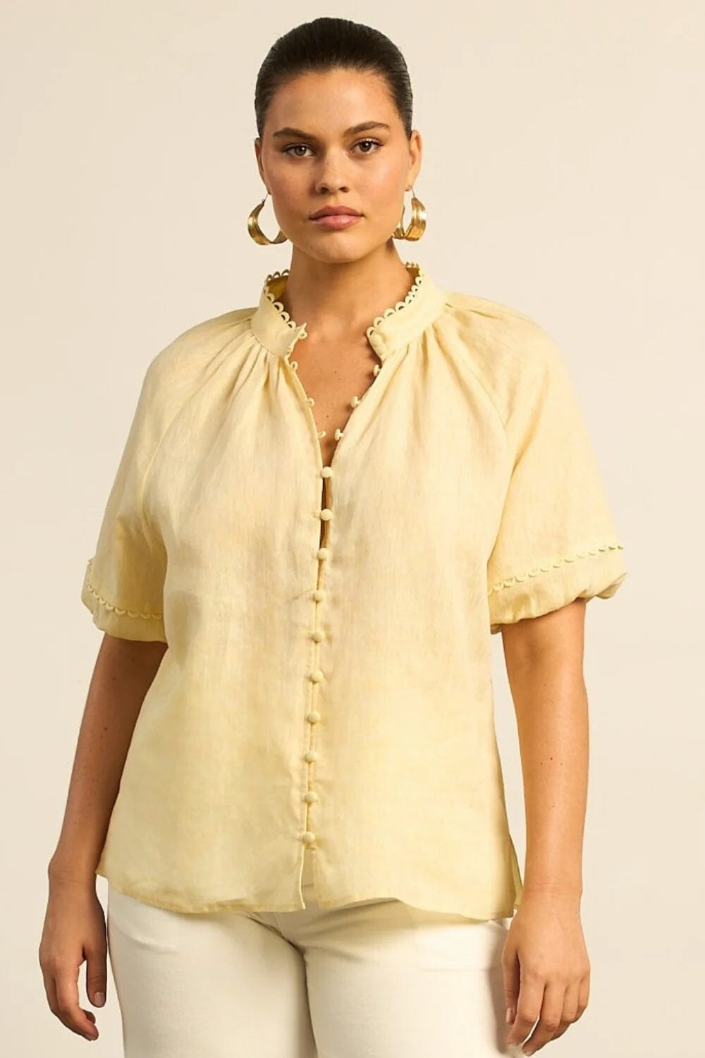 Zoe Kratzmann Drift Top - Lemonade Zoe Kratzmann