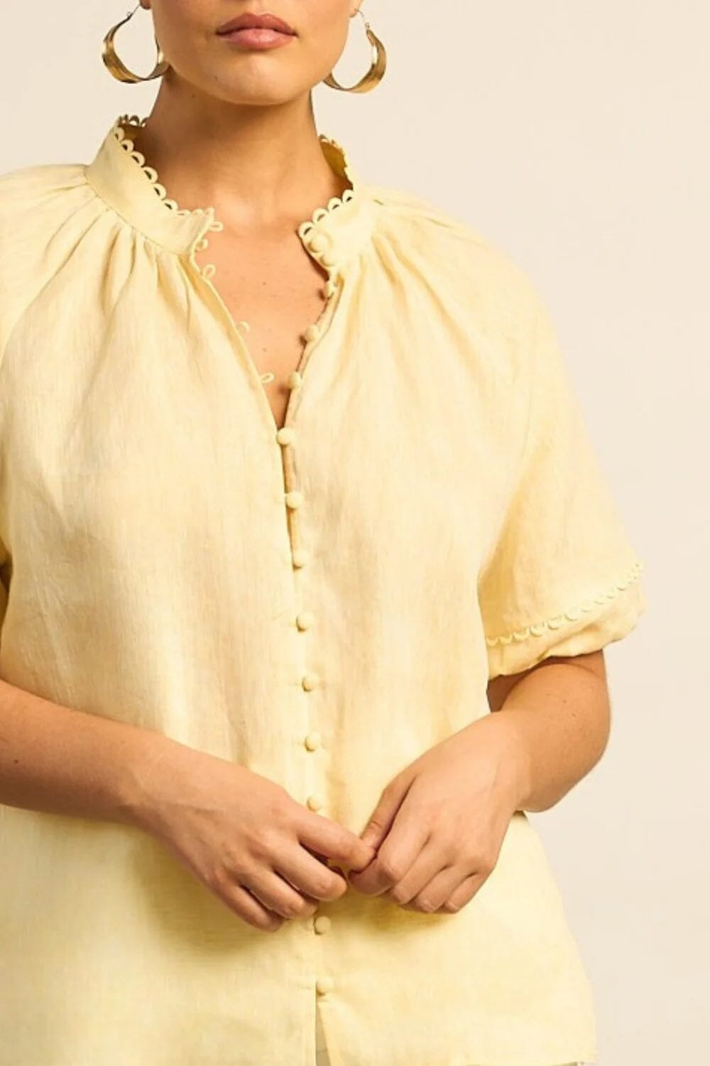 Zoe Kratzmann Drift Top - Lemonade Zoe Kratzmann