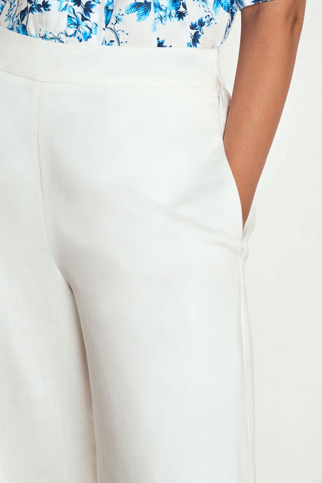 Zoe Kratzmann Phase Pant - Porcelain Zoe Kratzmann
