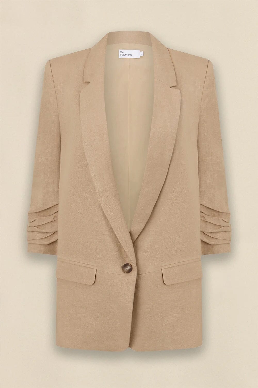 Zoe Kratzmann Prevail Jacket - Stone Zoe Kratzmann