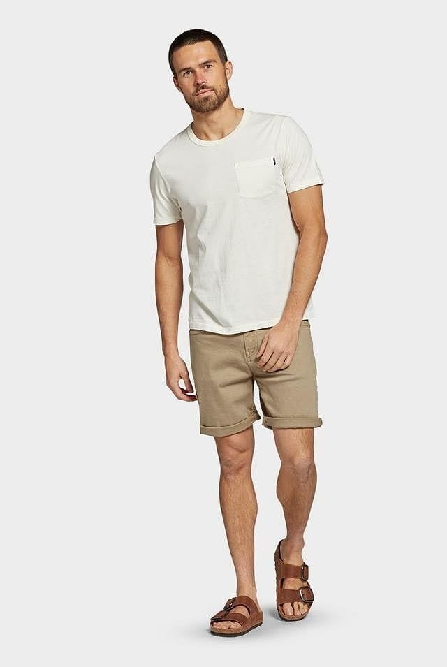 Academy Brand Men's Zypher T-shirt - Ecru Academy Brand