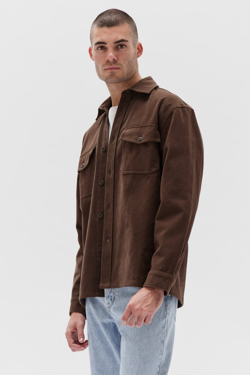 Assembly Label Otto Overshirt - Olive Assembly Label