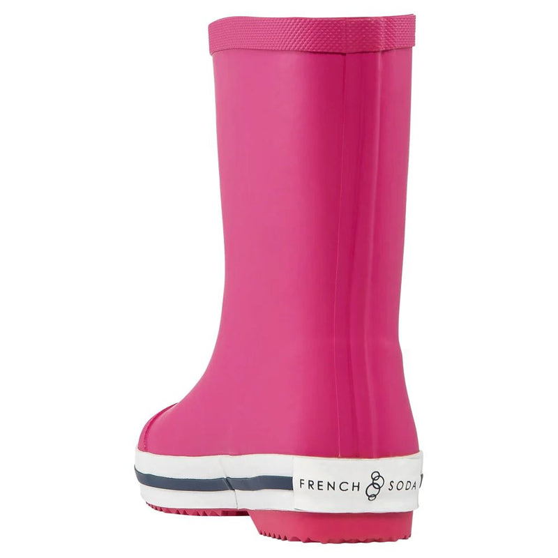French Soda Kids Rubber Gumboot - Pink French Soda