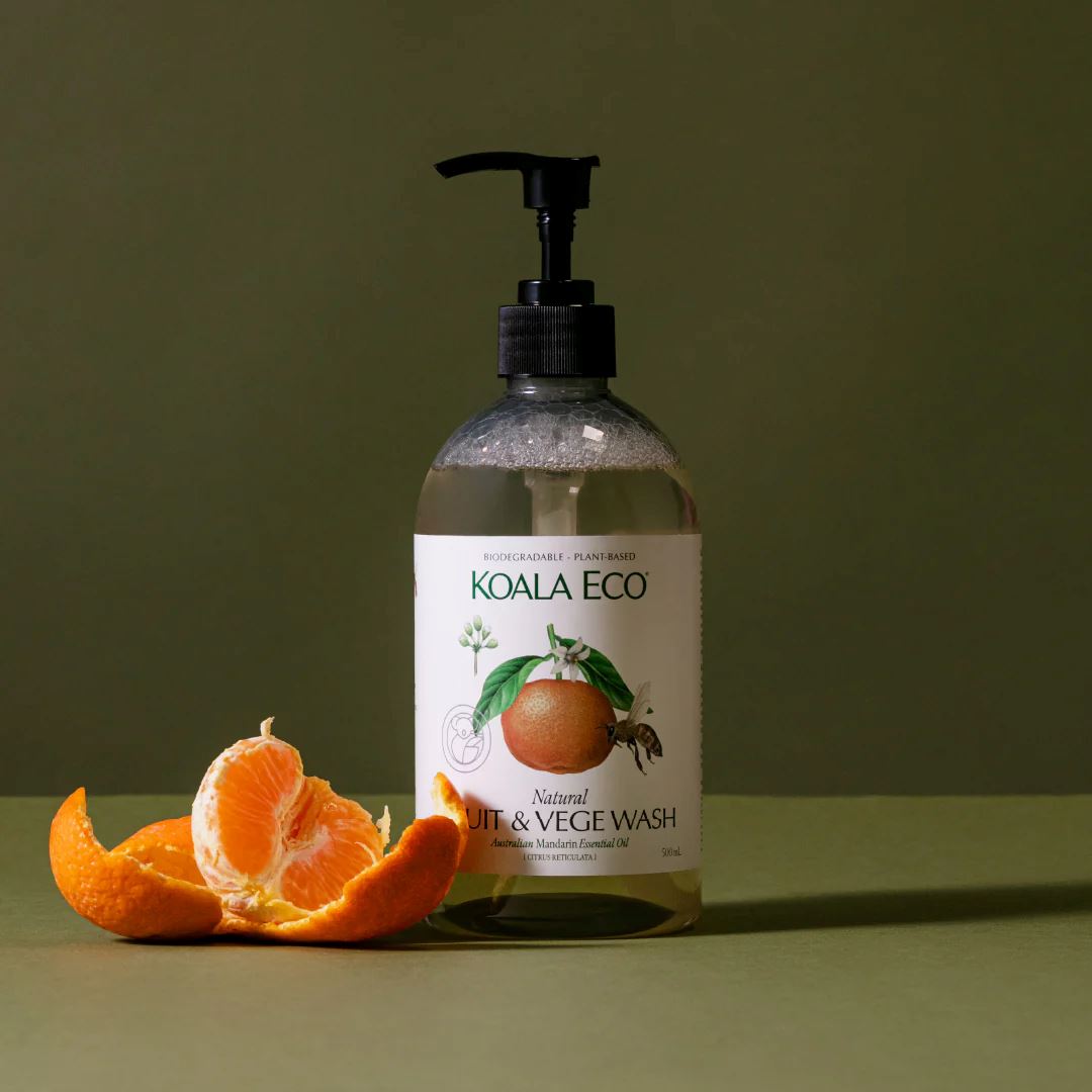Koala Eco Natural Fruit & Vege Wash - Australian Mandarin Essential Oil Koala Eco