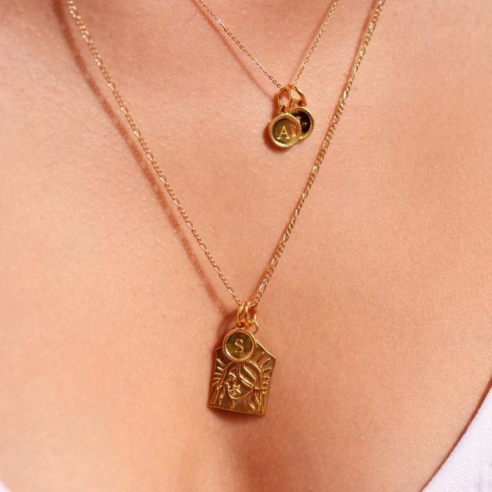 Linda Tahija Initial Pendant - Gold Linda Tahija