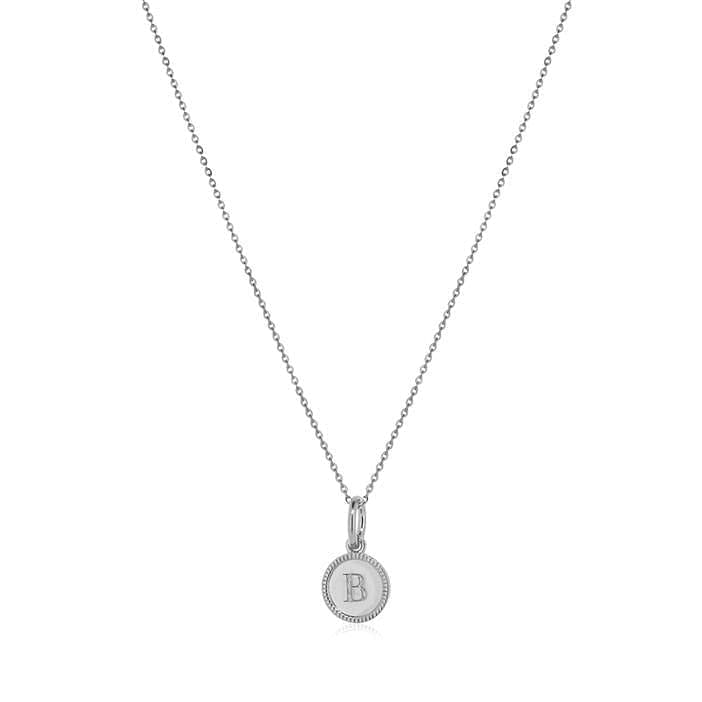 Linda Tahija Initial Pendant - Silver Linda Tahija
