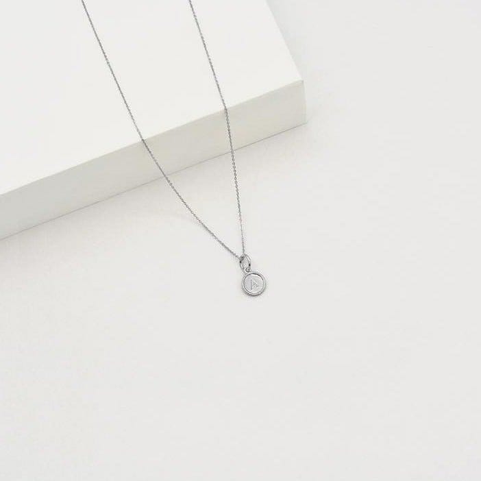 Linda Tahija Initial Pendant - Silver Linda Tahija
