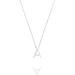 Linda Tahija Letter Necklace Sterling Silver Linda Tahija