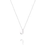 Linda Tahija Letter Necklace J Sterling Silver Linda Tahija