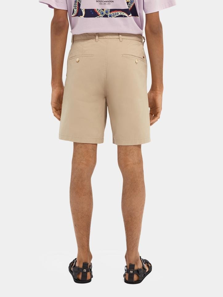 Scotch & Soda Stuart Classic Pima Cotton Short - Sand Scotch & Soda