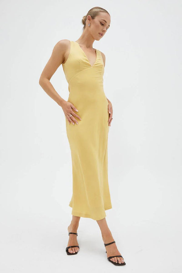 Sovere Arcade Slip Dress - Golden Sovere