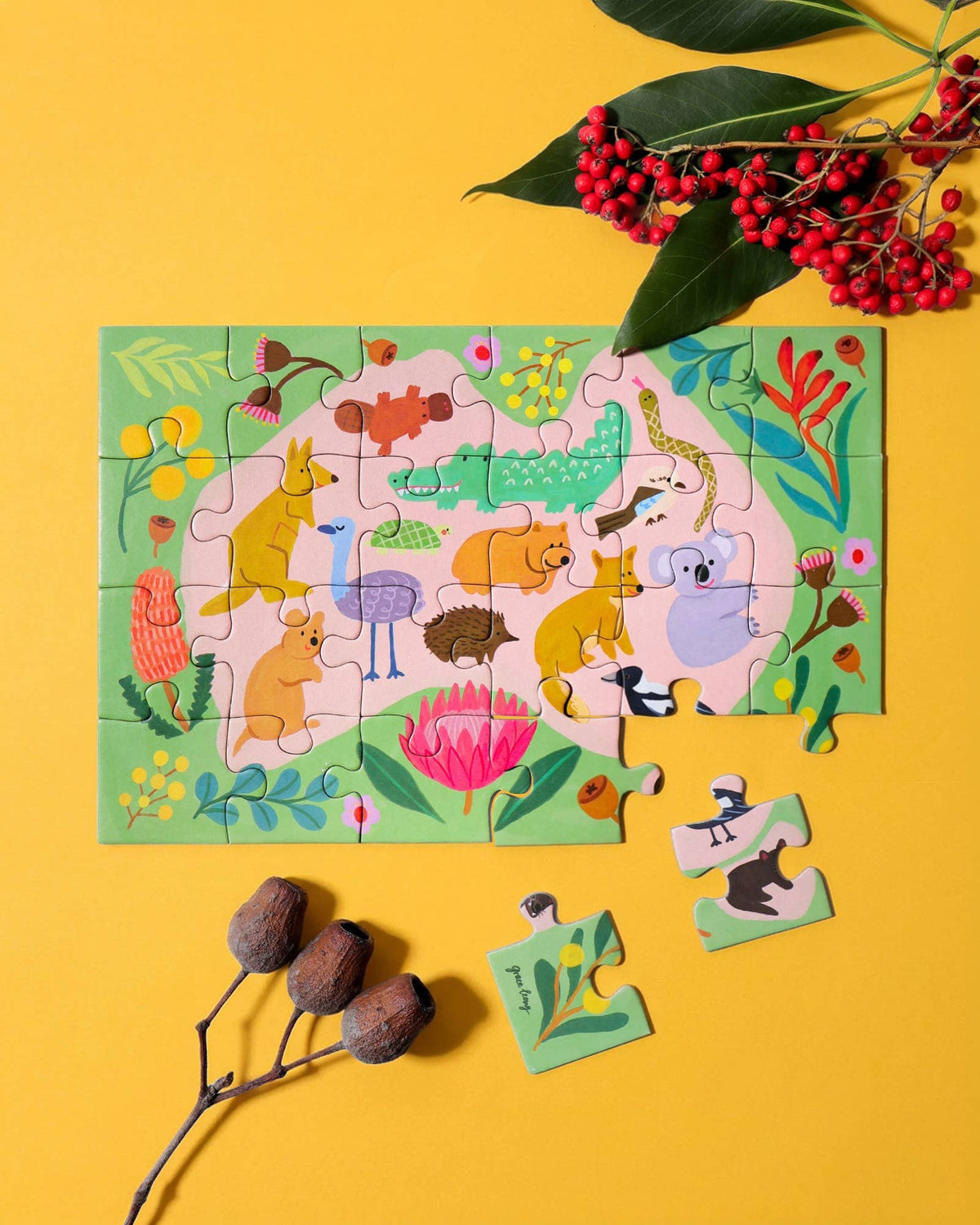 24 Piece Kids Puzzle - G'day Yay Journey Of Something AU & EU