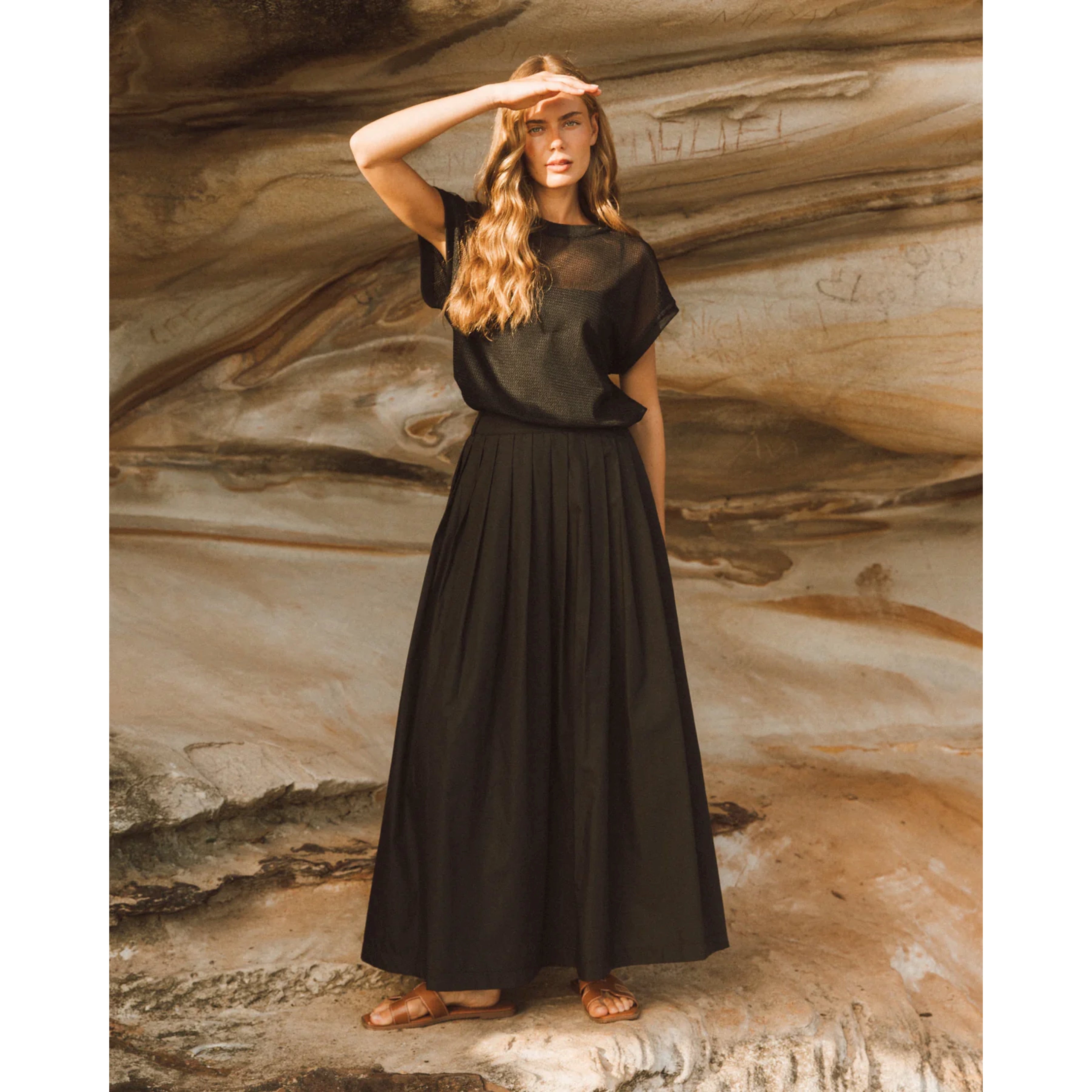 Ebby & I Arabella Maxi Skirt - Black