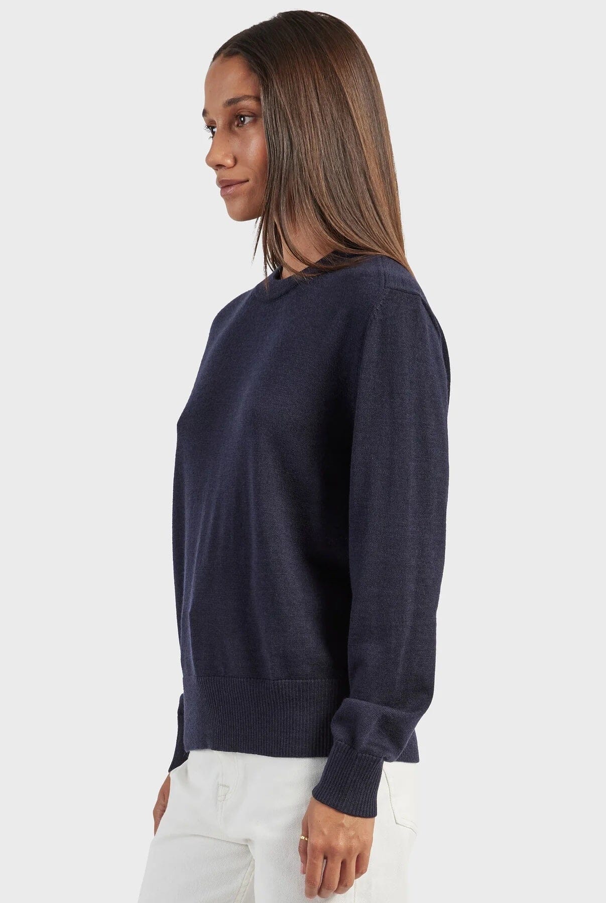 Academy Brand Women's Merino Crew - Midnight Navy Academy Brand