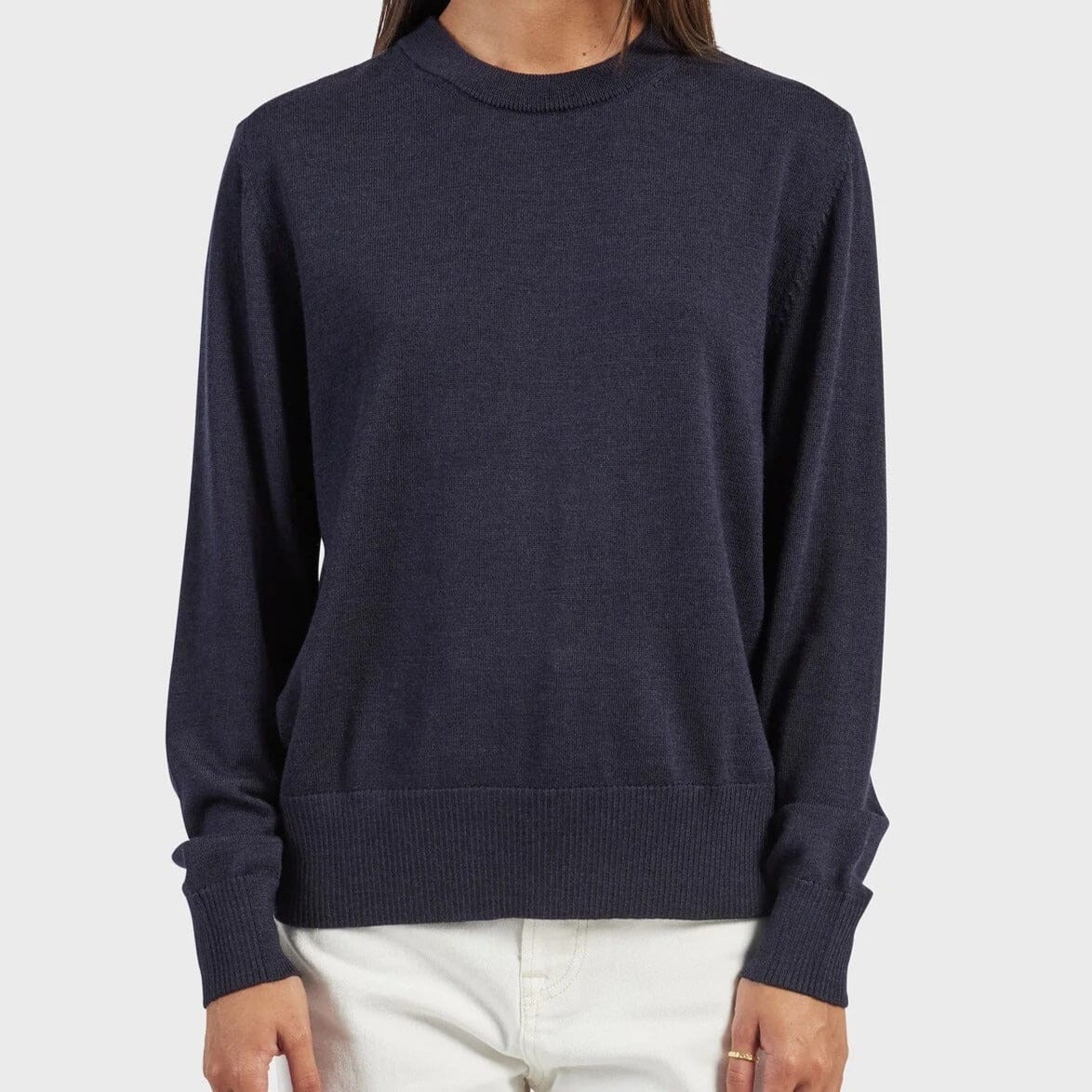 Academy Brand Women's Merino Crew - Midnight Navy Academy Brand