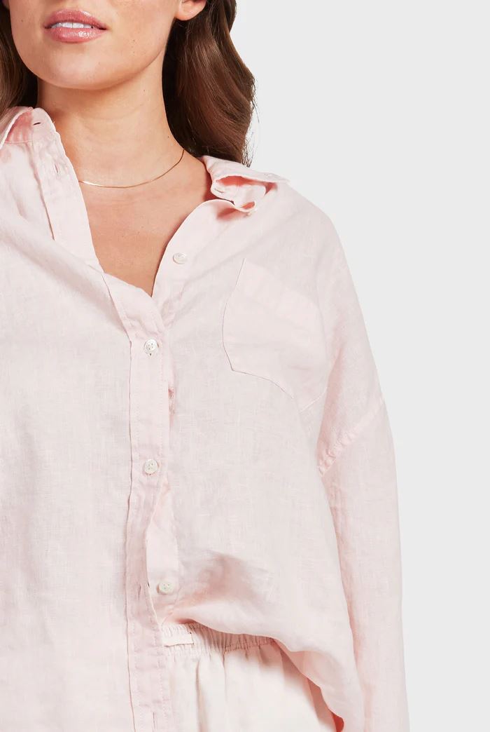 Academy Brand Women's Hampton Long Sleeve Shirt - Dawn Pink Academy Brand