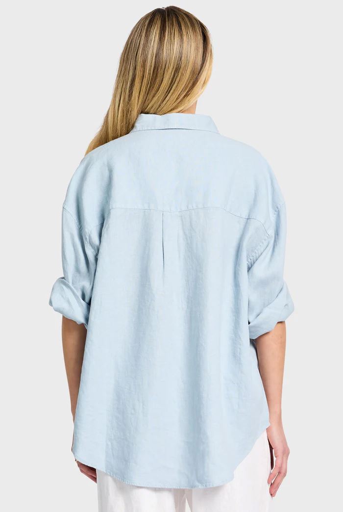 Academy Brand Women's Hampton Long Sleeve Shirt - Dream Blue Academy Brand