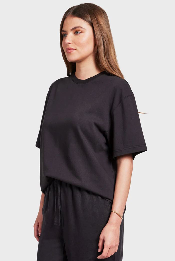 Academy Brand Women's Relaxed Tee - Black Academy Brand