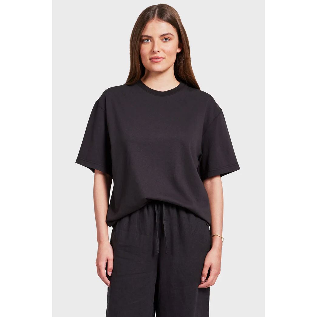 Academy Brand Women's Relaxed Tee - Black Academy Brand