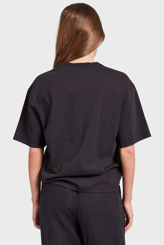 Academy Brand Women's Relaxed Tee - Black Academy Brand