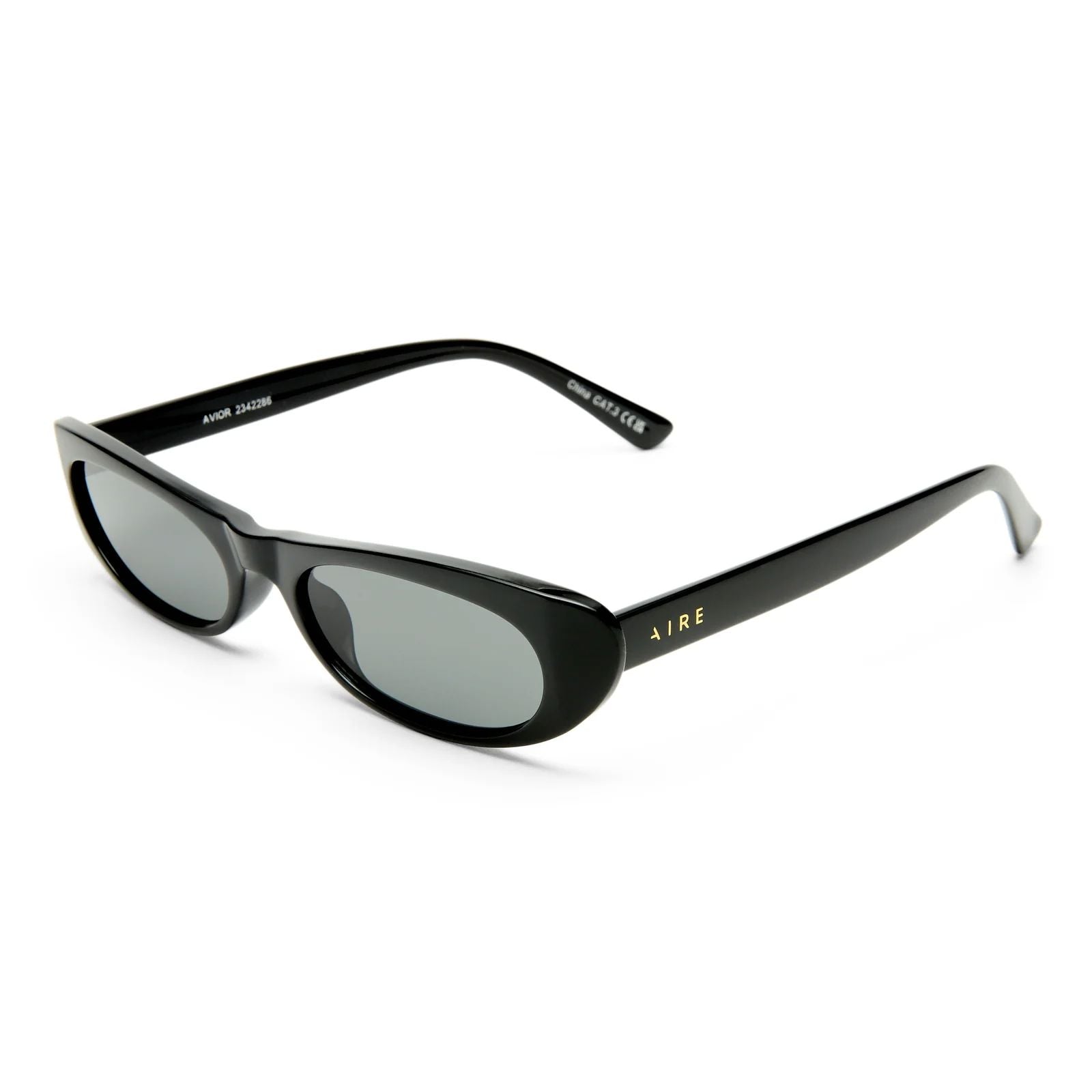 Aire Shades Avior Women's Sunglasses - Black Smoke Mono Aire Shades