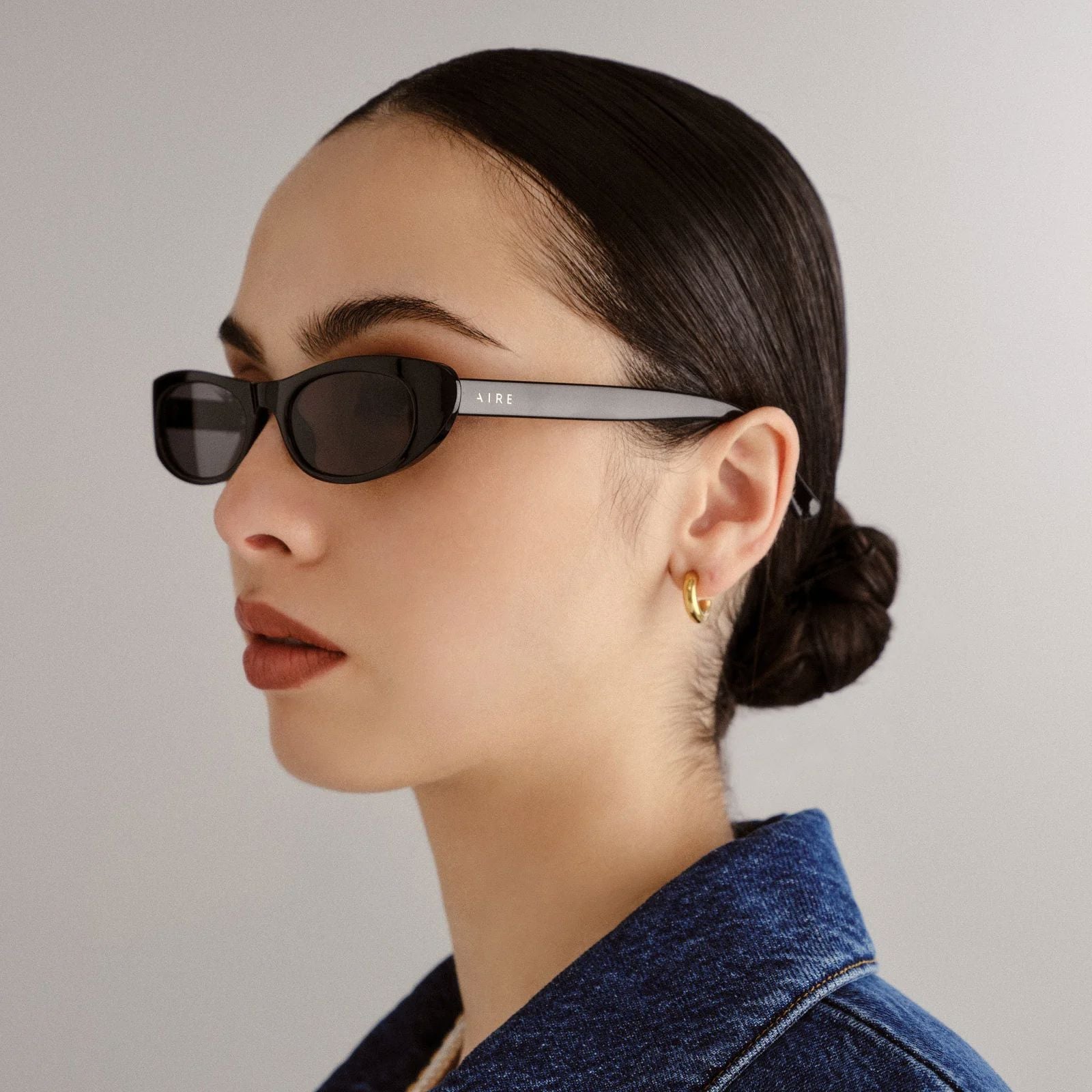 Aire Shades Avior Women's Sunglasses - Black Smoke Mono Aire Shades