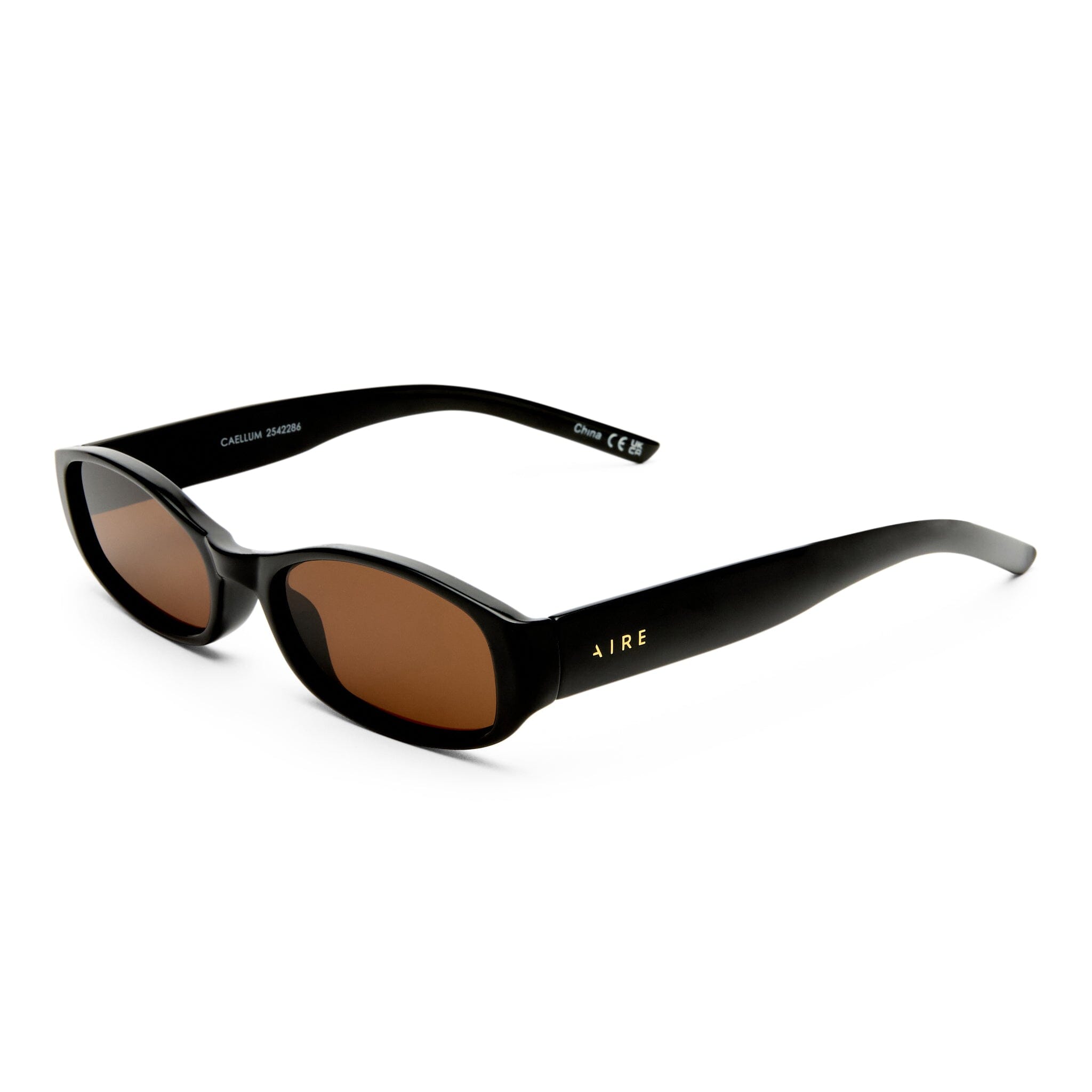 Aire Shades Caellum Uni-sex Sunglasses - Black Unisex Sunglasses Aire Shades 