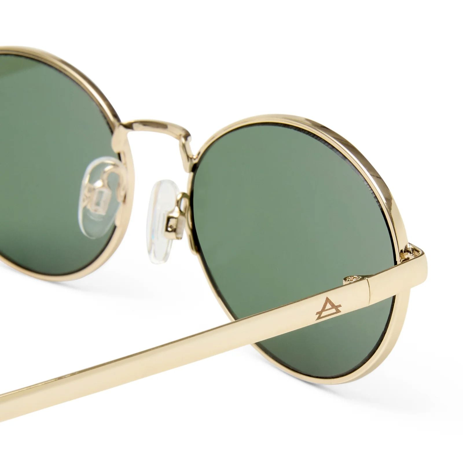 Aire Shades Ephermeris Unisex Sunglasses - Gold Khaki Mono Aire Shades