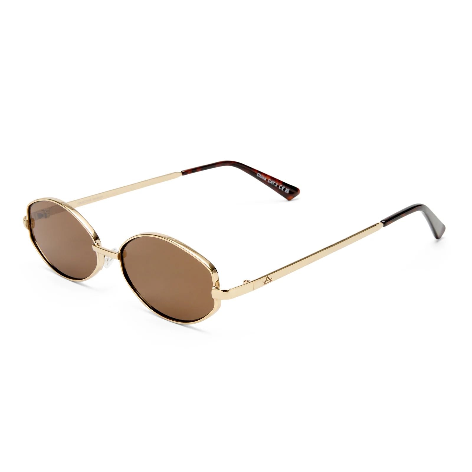Aire Shades Objective Women's Sunglasses - Gold Aire Shades
