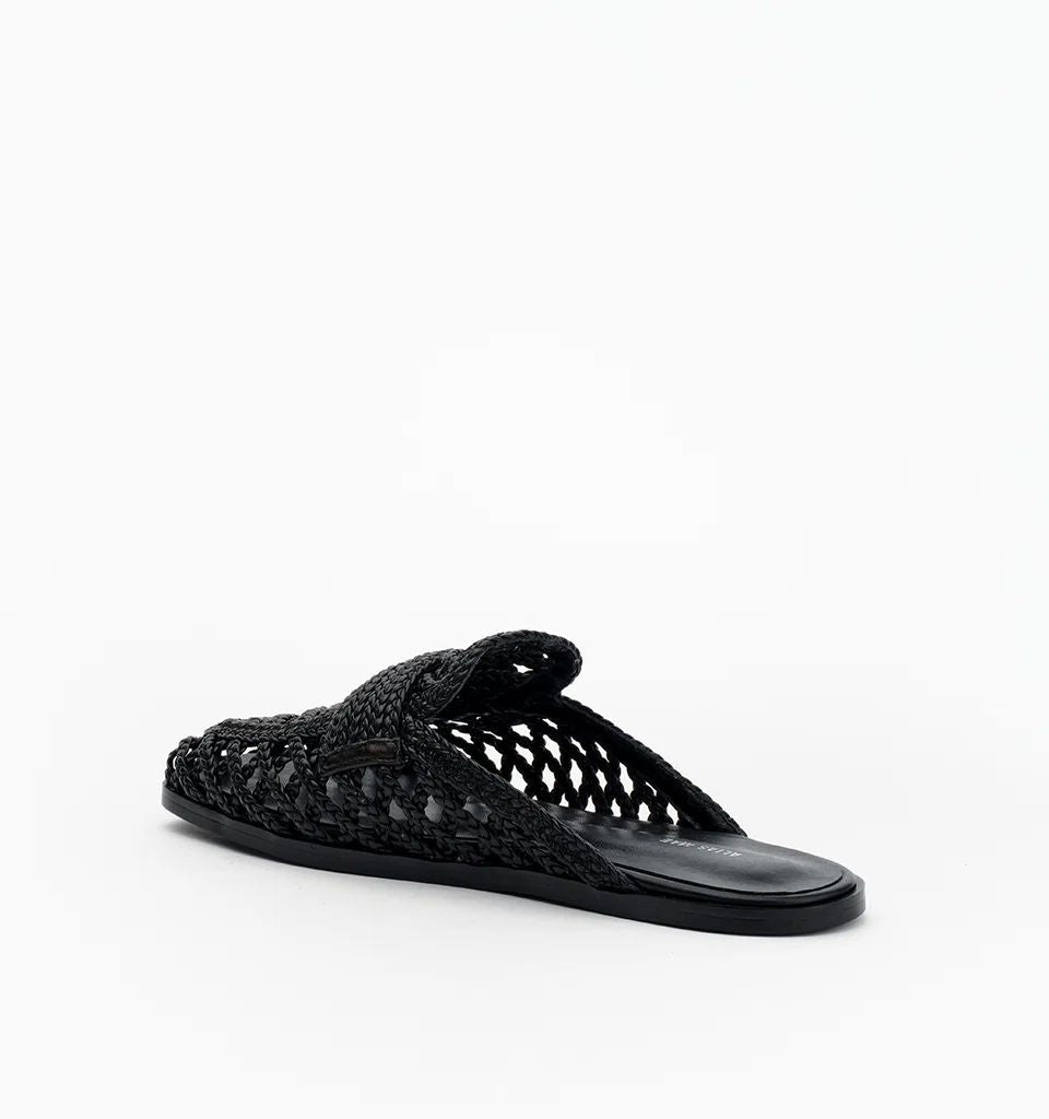 Alias Mae Krissy - Black Weave Slides Alias Mae 