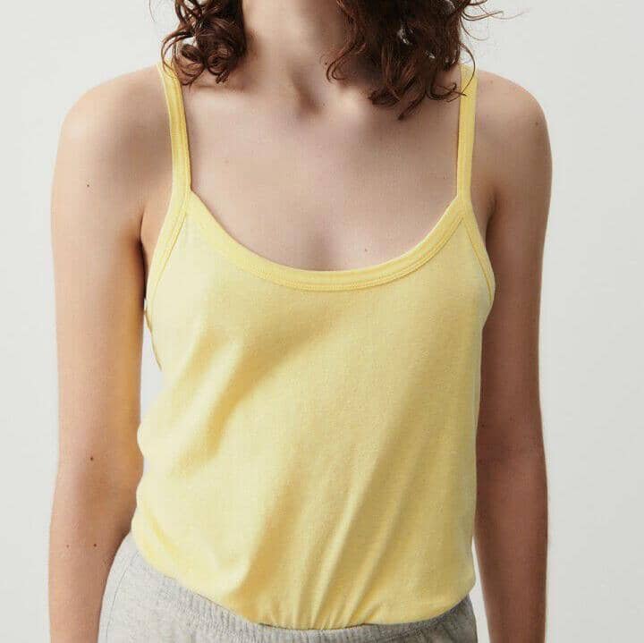 American Vintage Gamiby Tank Top- Lemonade American Vintage