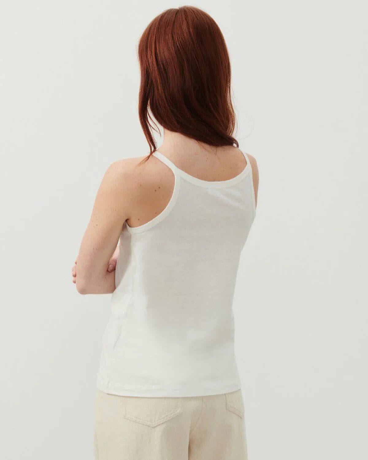 American Vintage Gamiby Tank Top- White American Vintage